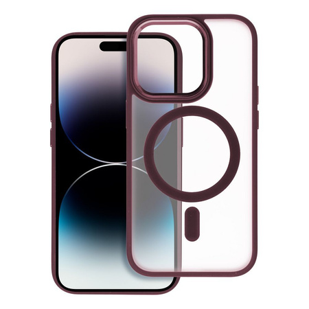 Futerał MATTE MAG COVER kompatybilny z MagSafe do IPHONE 17 Pro Max czerwony