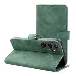 Kabura TENDER Book do SAMSUNG S23 FE zielony
