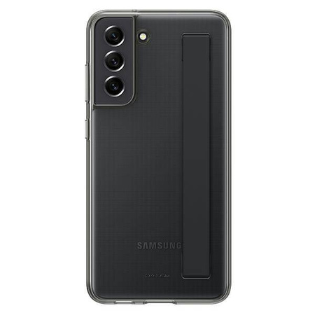 Samsung Clear Strap Cover etui pokrowiec do Samsung Galaxy S21 FE szary (EF-XG990CBEGWW)