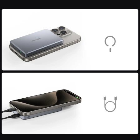 Powerbank Joyroom JR-PBM08 Pro 10000mAh ultra-thin - gray