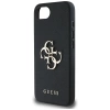 Etui Guess PU Grained 4G Metal Logo na iPhone 16e - czarne