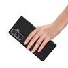 Wallet case with stand for Samsung Galaxy S23 FE Dux Ducis Skin Pro - black