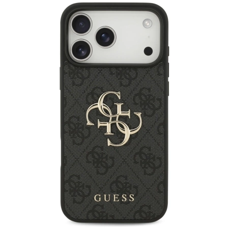 Etui Guess 4G Big Logo do iPhone 17 Pro Max - czarne