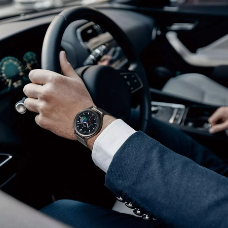 Dux Ducis Magnetarmband für Samsung Galaxy Watch / Huawei Watch / Honor Watch (20 mm Band) Magnetarmband Schwarz (Milanese Version)