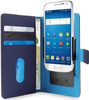 PURO Smart Wallet - Uniwersalne etui z uchwytem do robienia zdjęć z kieszonkami na karty i pieniądze, rozmiar XL (niebieski)