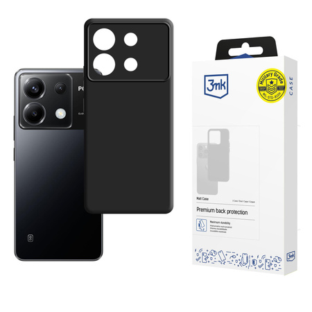3MK Matt Case Poco X6 5G czarny/black