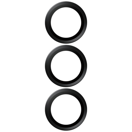 Gehärtetes Glas für den PanzerGlass Hoops Lens Protector für Samsung Galaxy S25 schwarz