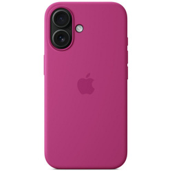Etui Apple MYY53ZM/A iPhone 16 6.1" MagSafe fuksja/fuchsia Silicone Case
