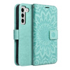 Kabura MEZZO Book do SAMSUNG S22 mandala zielony