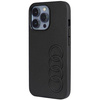 Audi Synthetic Leather iPhone 13 Pro / 13 6.1&quot; black/black hardcase AU-TPUPCIP13P-TT/D1-BK