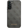 Guess 4G Metal Logo - Etui Samsung Galaxy S23 (szary)