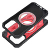 Futerał Armor Mag Cover kompatybilny z MagSafe do IPHONE 15 PRO czerwony