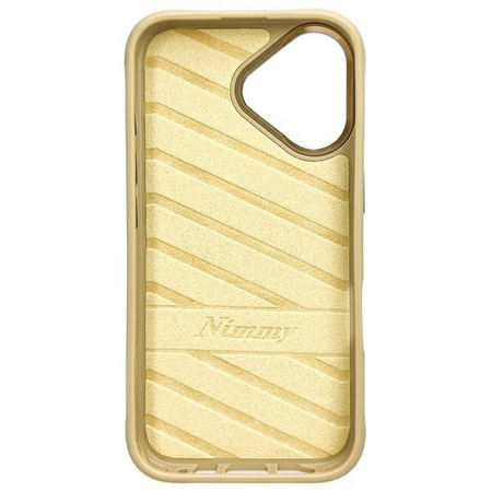 Nimmy etui iPhone 16 6.1" khaki Big Eyed  Pet 2.0 Cat