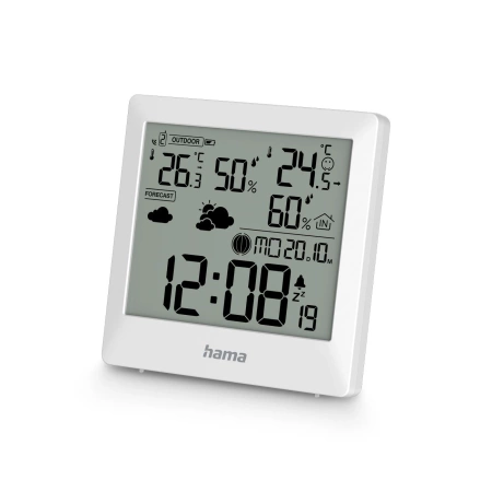 Hama Palawan Wetterstation Thermometer, Hygrometer – Weiß