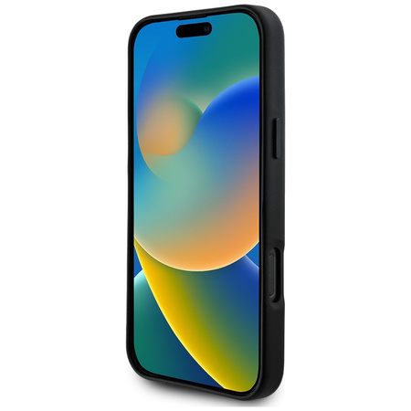 Etui Aston Martin HC FW Logo do iPhone    16 Pro MagSafe czarny