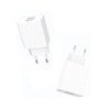 ŁADOWARKA SIECIOWA 2.1A 10W  BIAŁA DENMEN 2100mA 2xUSB DC02 SINGLE