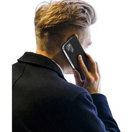 Etui do iPhone 15 Plus pokrowiec z klapką i portfelem Dux Ducis Skin Pro - czarne