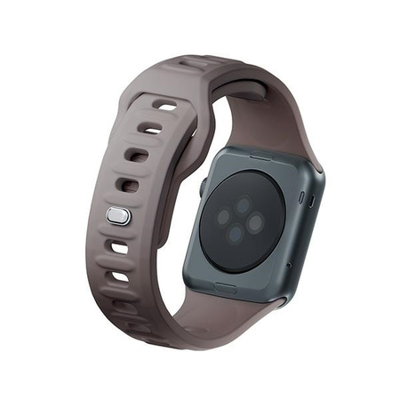 3MK Silicone Watch Strap brązowy/taupe dla Apple Watch 38/40/41mm