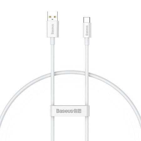 BASEUS kabel USB A do Typ C PD 100W 0,25m biały P10320102214-00