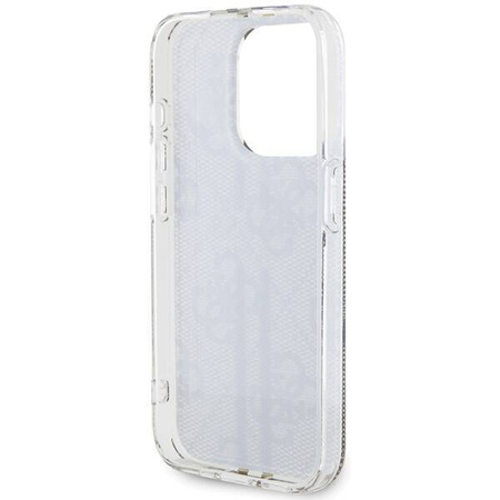 Oryginalne Etui GUESS Hardcase GUHCP15MH4PSEGW do iPhone 15 Pro (4G Gold  Stripe / brązowy)