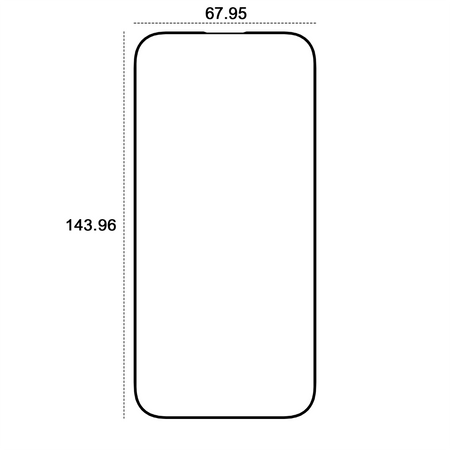 Etteri szkło hartowane 9D do iPhone 14 Pro 6,1"