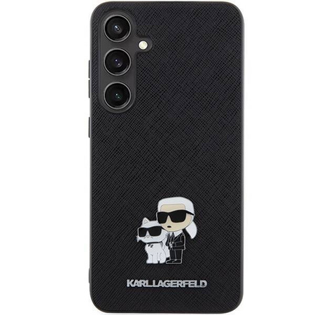 KARL LAGERFELD SAM S24 SAFFIANO KC PIN KLHCS24SPSAKCMPK BLACK
