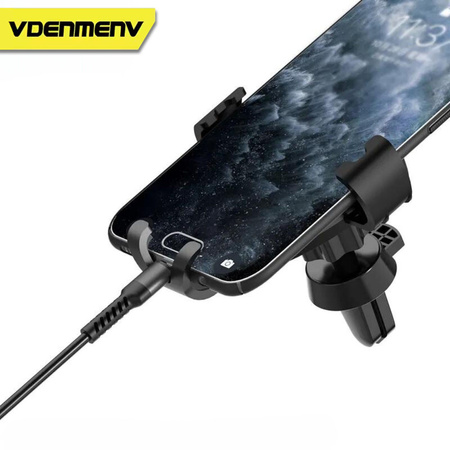 DENMEN UCHWYT SAMOCHODOWY KRATKA CZARNY DH09