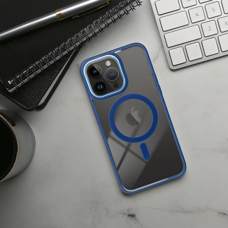 Futerał Color Edge Mag Cover kompatybilny z MagSafe do IPHONE 11 PRO niebieski