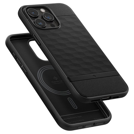 Case APPLE IPHONE 15 PRO MAX Caselogy Parallax Mag MagSafe black