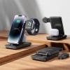 Joyroom JR-WQS02 iPhone AirPods Apple Watch 4in1 Ladestation faltbar – Schwarz