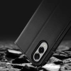 Dux Ducis Hivo Samsung Galaxy S25 Edge Case with Flip and RFID Protection - Black