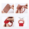 Dux Ducis Hivo echt Leder booktype case schutzhülle aufklappbare hülle für iPhone 14 Plus rot