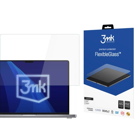 Szkło hybrydowe 3mk FlexibleGlass na Apple Macbook Pro 16 M1/M2/M3/M4