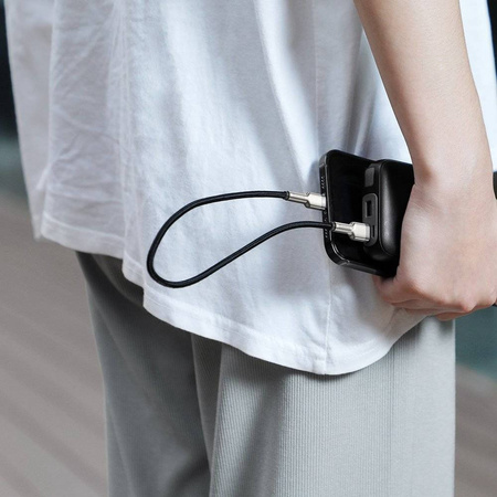 Baseus Cafule Series Metal Data Cable USB to IP 2.4A 0.25m Black