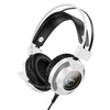 HOCO słuchawki przewodowe USB A + Jack 3,5 mm z mikrofonem gamingowe W110 2 m białe