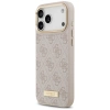 Guess 4G Logo Plate MagSafe Case for iPhone 17 Pro Max - Pink