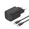 FONENG ładowarka sieciowa EU69 PD 20W 1xUSB-C + kabel USB-C - USB-C Czarny