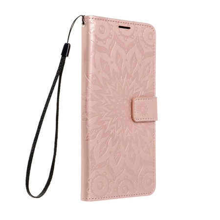 Kabura MEZZO Book do IPHONE 7 / 8 / SE 2020 / SE 2022 mandala złoty róż