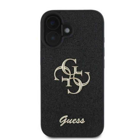 Guess GUHCP16SHG4SGK iPhone 16 6,1" czarny/black HC Fixed Glitter Big 4G