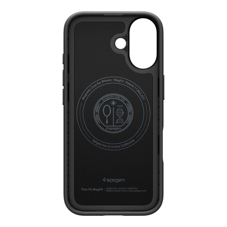 SPIGEN futerał THIN FIT MAG kompatybilny z MagSafe do IPHONE 17 black