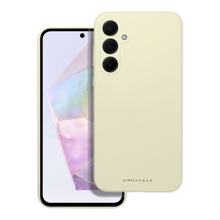 Futerał Roar Cloud-Skin - do Samsung Galaxy A35 5G Jasnożółty