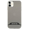Schutzhülle IPHONE 11 Mercedes AMG Hardcase Electroplate Black&White (AMHCN61TCBW) transparent