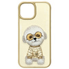 Nimmy etui iPhone 15 6.1" khaki Glasses   Cool Dog