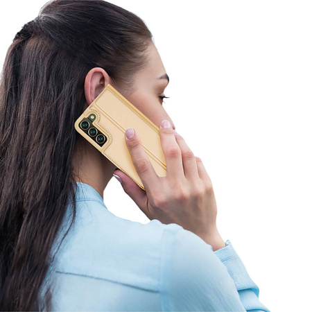 Dux Ducis Skin Pro Bookcase type case for Samsung Galaxy S22+ (S22 Plus) golden