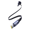 Baseus Enjoyment Max Ładowarka Samochodowa C+C Kable 60W Kosmiczna Czerń