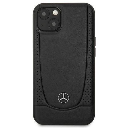 Mercedes MEHCP15MARMBK iPhone 15 Plus 6.7&quot; black/black hardcase Leather Urban