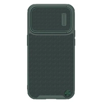 Nillkin Textured S Case etui iPhone 14 Pro pancerny pokrowiec z osłoną na aparat zielony