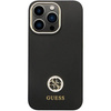 Guess nakładka do iPhone 13 Pro 6,1" GUHCP13LM4DGPK czarna HC Silicone Logo Strass 4G