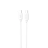 Dudao L4C USB-C / USB-C-Kabel 30 W 1,2 m – weiß