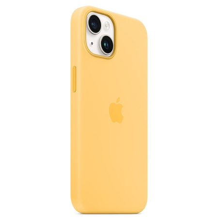 Apple Silicone Case - Silikonowe etui z MagSafe do iPhone 14 Plus (bladożółty)